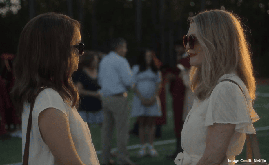 Gracie and Elizabeth at Graduation Day - May December - Netflix